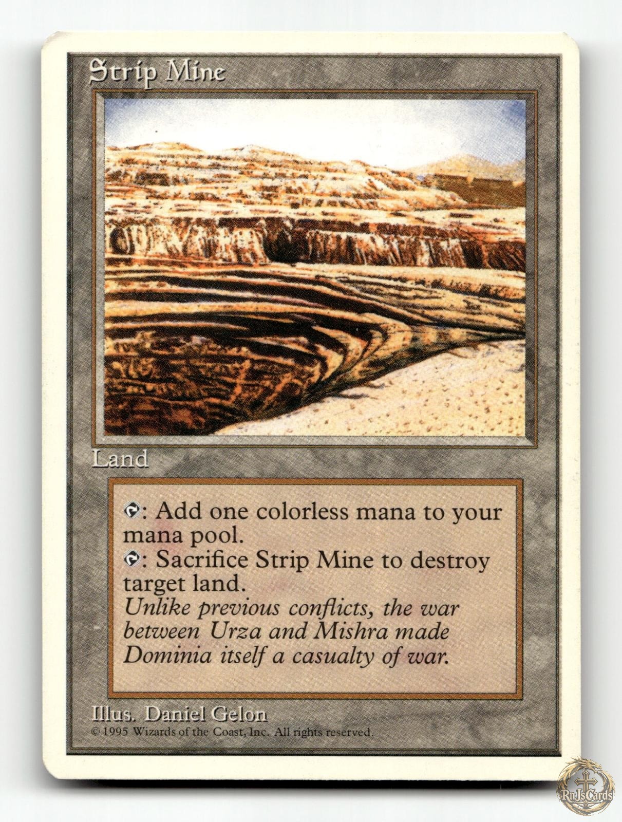 🐉 Strip Mine 5 Uncommon Anthologies Magic: The Gathering NM