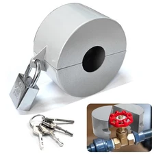 Gate Valve Locking Device - Outdoor Faucet Lock, Water Spigot Lock, 1-1/2 to ...