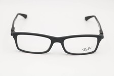 Ray-Ban RB7017 5196 Matte Black Rectangle Eyeglasses Frames 54-17-145