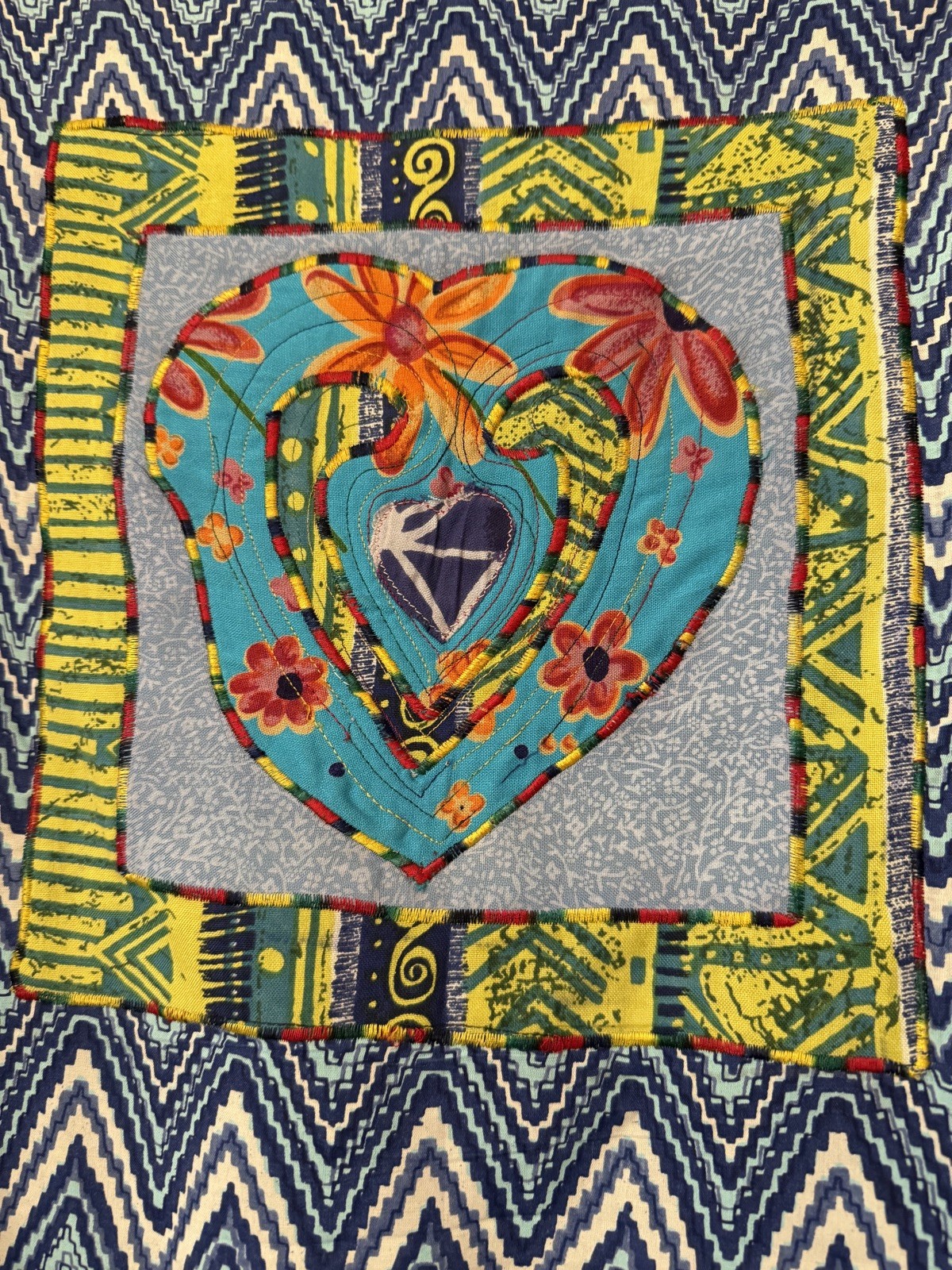 VTG SANDY STARKMAN M Patchwork Jacket Blazer with… - image 6