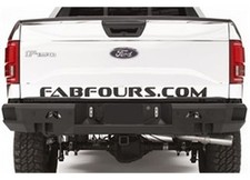 Fab Fours Ff15-w3251-1 For 15-c F150 Sensor Rear Bumper Matte Black