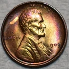 Brilliant Uncirculated 1909-P Lincoln Cent, Gorgeously Toned, Red-Brown specimen