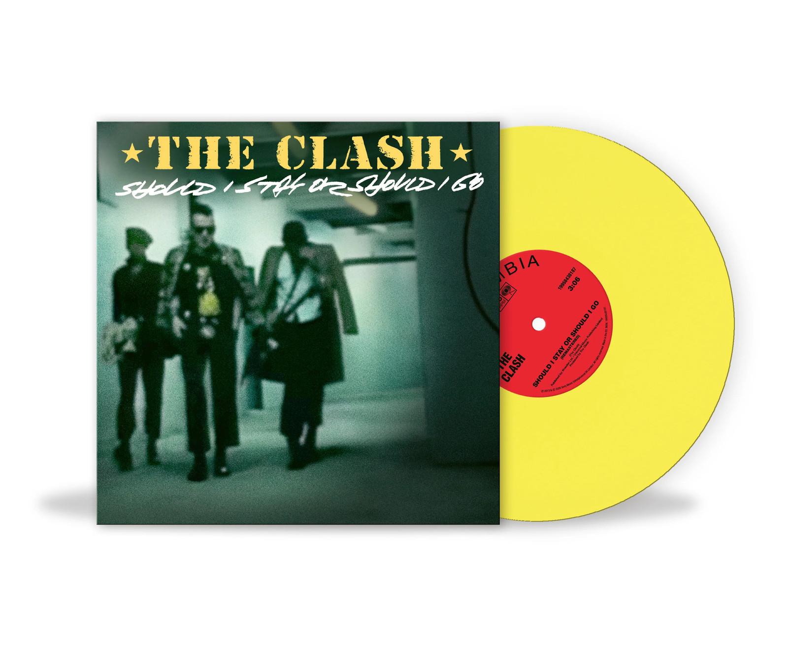The Clash | Should I Stay Or Should I Go | 7"" - Sunshine Yellow
