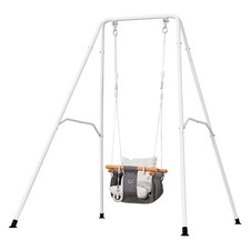 Toddler 2-in-1 Swing  Jumper Set, Steel A-Frame, Fabric Seat, Indoor/Outdoor
