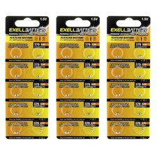 3x 10pk Alkaline 1.5V Watch Battery Compatible With AG0 SG521 379 SR521SW