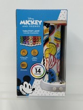Disney Mickey Mouse  Friends 5.5" Color-Changing Dimmable Tabletop Lamp