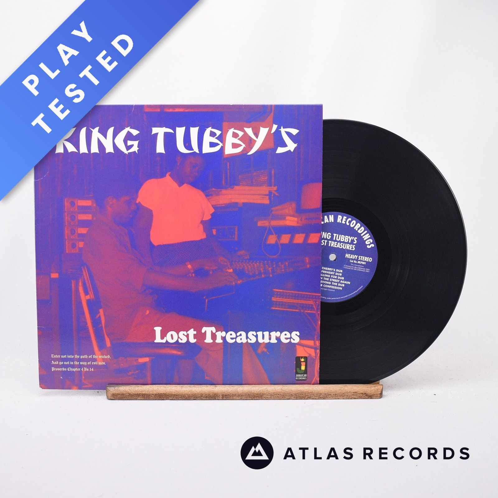 King Tubby King Tubby's Lost Treasures LP Album Vinyl Record JRLP001 - VG+/EX
