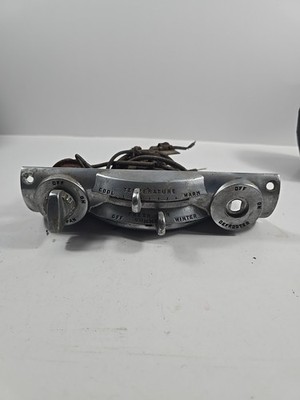 Original 1949-1954 Plymouth Car Dash Heater Air Temperature Control Switch Panel