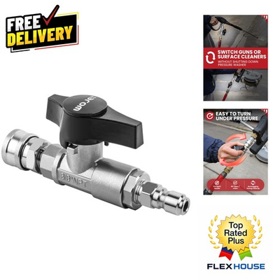 #ad Industrial DN10 Pressure Washer Ball Valve Smooth Changing Between Attachments $79.64