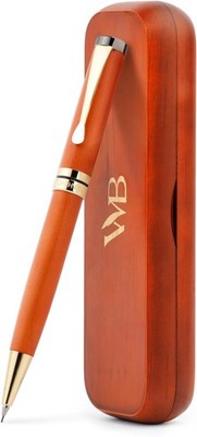 Luxury Bamboo Mechanical Pencil Set   0.7mm Precision Twist Advance   Writing,