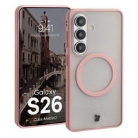 HandyhüLle FüR Galaxy S26 Bizon Case Cover SchutzhüLle Etui HüLle Hellrosa