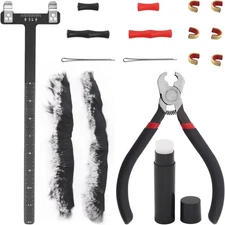 Swpeet 17Pcs Archery Bow String Tools Kit, Archery Nocking Buckle Plier, Bowstri