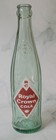 Vintage Royal Crown Cola 12oz Green Glass Soda Bottle with Red & White ACL — photo 1
