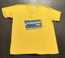 Blockbuster Video Vintage Authentic Baseball Jersey From Work Softball League Xl