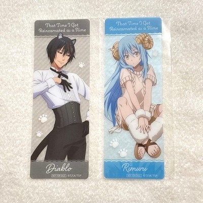 Rimuru Diablo Bonus Bookmark Set Re:Zero Animal Character Slime Series