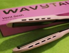 Wavytalk Vent Sesh 1.7in Ceramic Flat Iron Straightener Pink 9 Heat 450F Display