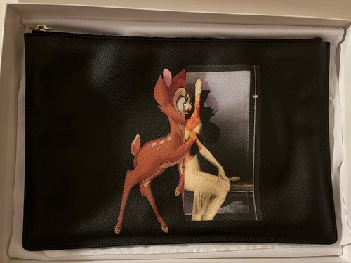 Givenchy Bambi Clutch Bag Black From Japan