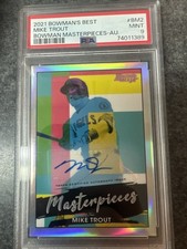 2021 Bowman's Best - Bowman Masterpieces Mike Trout #BM-2 Autographs /99 (AU)