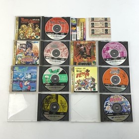 Sega Saturn Game Rockman Mega Man 8: Metal Heroes etc. Lot of 12 Tested 6272 UT