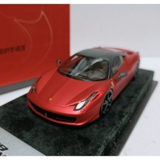 BBR 1:43 Ferrari 458 Italia Rosso F1 Matt Red Limited Edition Collectible Car
