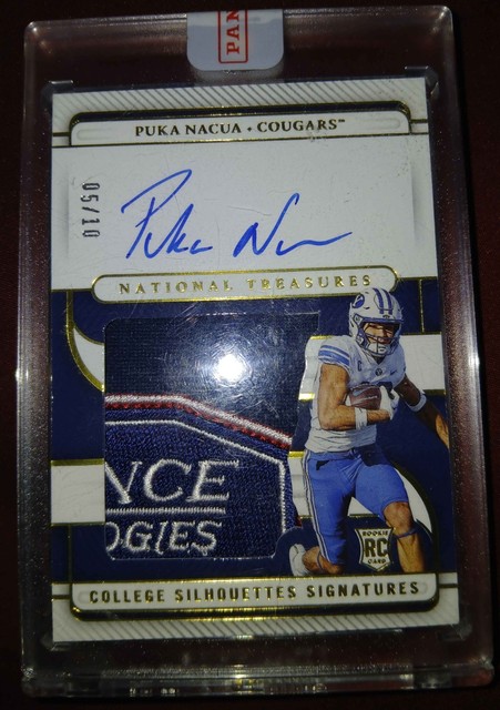 2023 National Treasures Collegiate | Puka Nacua Bowl Patch Auto /10 | CSS-PN RC