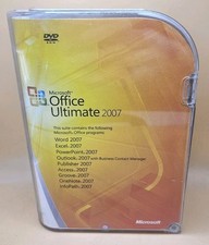 Official Microsoft Office Ultimate 2007 w Product Key Full Retail Version 