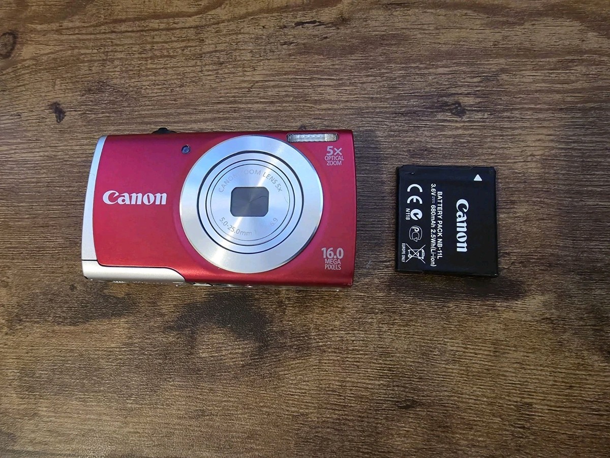 Canon PowerShot A2500 16.0MP Digital Camera - Black for sale