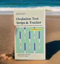 2 X NATALIST Ovulation Test Kit - 30 TEST STRIPS NEW💙🎀 