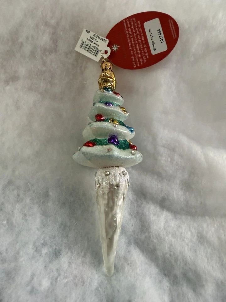 Christopher Radko - Abeto de invierno #1017645 árbol con joyas hielo  Foto 2 de 4