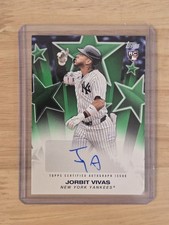 2025 Topps Update Series - Baseball Stars Auto Jorbit Vivas (RC) Green /99
