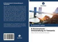 Emmanuel Lupilya | E-Government-Umwandlung In Tansania | Taschenbuch | Deutsch
