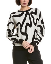 T Tahari Jacquard Sweater Women's