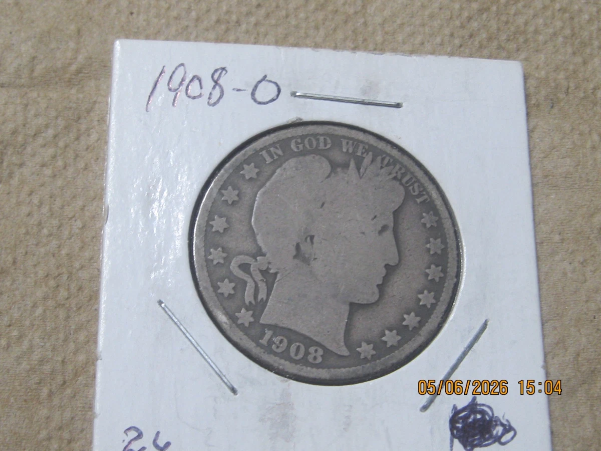 1908 Year Barber Half Dollars (1892-1915) for sale | eBay 1908 Year Barber Half Dollars (1892-1915) for sale | eBay