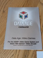 Vintage Data Age Video Games Catalog 1982 Atari 2600 Sears Tele-Games Brochure