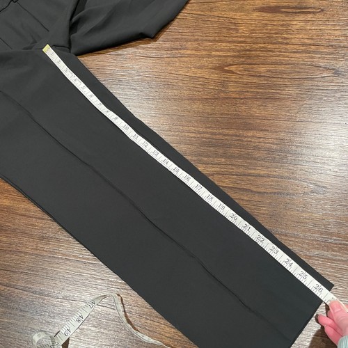 NWT Madewell Sz 0P Petite Fairbanks Dress Pant True Black Slim Tapered NO364 - Picture 7 of 11