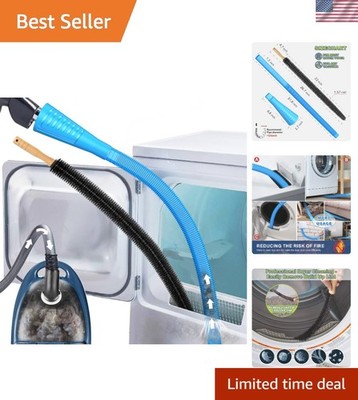 Innovative Dryer Vent Cleaning Set - Compatible with Most Vacuums & Fire Safe