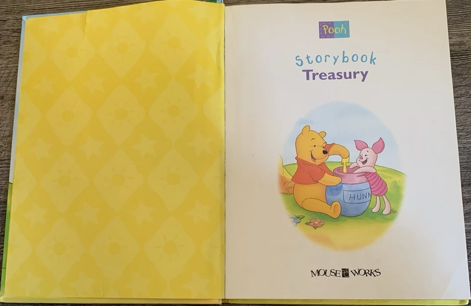 RARE! 1st Ed. Disneys Pooh Storybook Treasury Mouse Works A.A. Milne ACCEPTABLE! - Image 4 of 4
