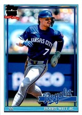 2026 Topps #T91-3 Bobby Witt Jr. 1991 Topps Baseball 35th Anniversary
