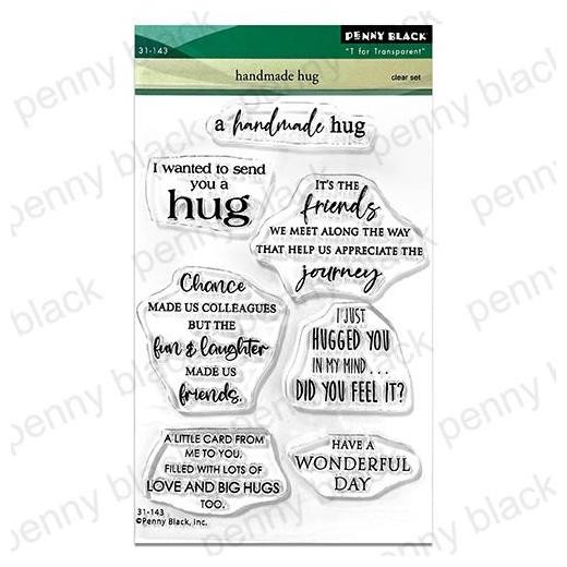 Penny Black Clear Stamps - Handmade Hug 31-143