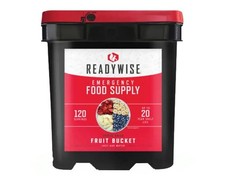 ReadyWise Freeze Dried Fruit 20 Year Bucket. 120 Serving. BBE 12/2045