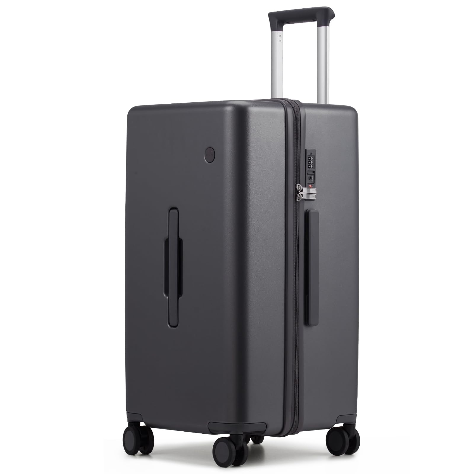 Medium Checked Luggage Pc Hard Shell Rolling Travel S...