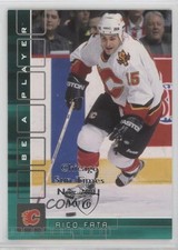 2001-02 ITG Be A Player Memorabilia /10 Rico Fata #220 0kz8