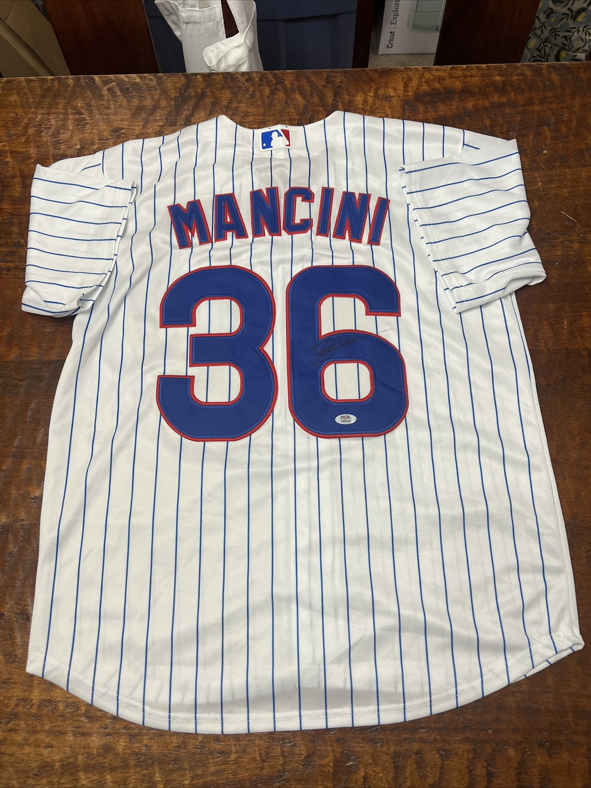 Trey Mancini Signed Chicago Cubs Jersey PSA DNA Coa Autographed