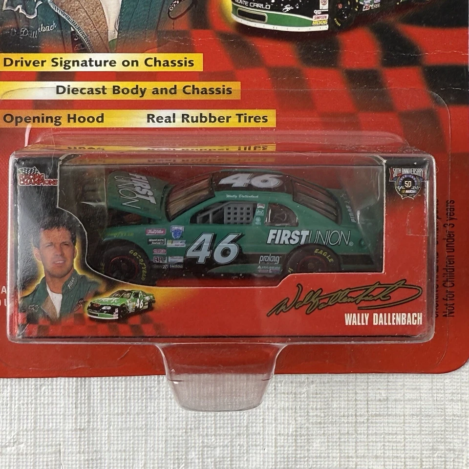 赛车冠军 1/64 NASCAR 50 周年 Wally Dallenbach — 第 2/4 张图片