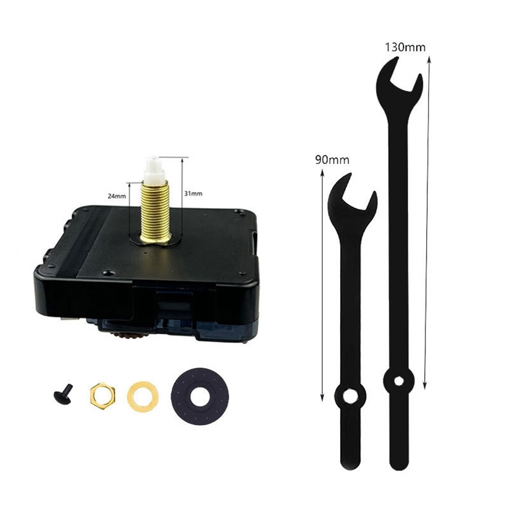 Wall Clock Movement Mechanism Kit Battery Operated DIY Repair Replacement Parts-image