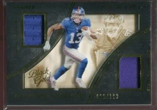 2016 Beckham Jr./Shepard Rookie Dual Patch Black Gold /199 #GO13 New York Giants
