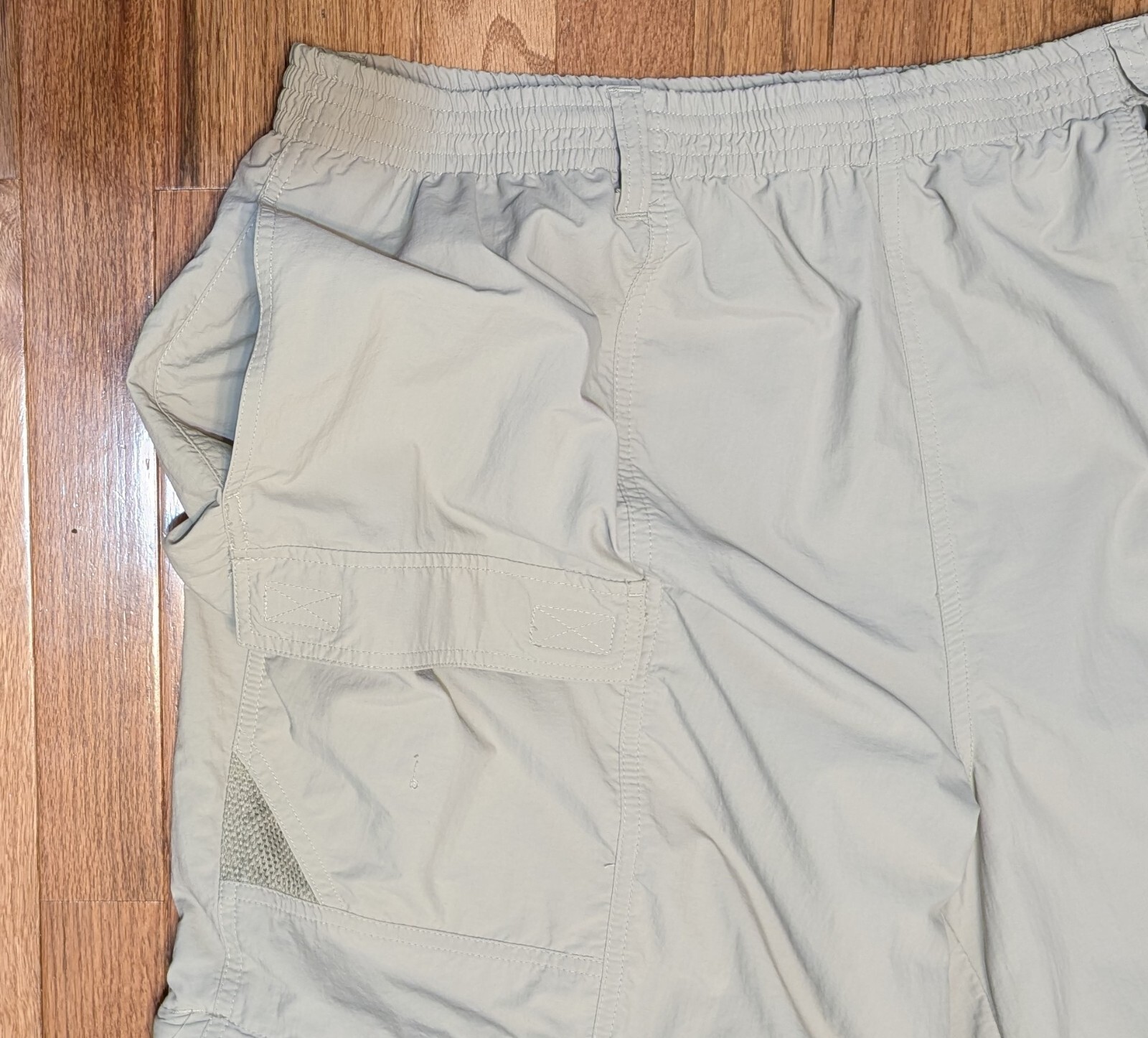 Columbia PFG performance fishing gear convertible pants-shorts XXL 32L beige thumbnail 12