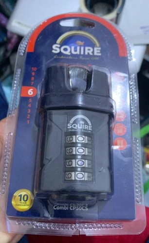 Squire CP50CS 50mm Combination Padlock Closed Shackle | Weatherproof Lock RRP49 - Picture 3 of 7