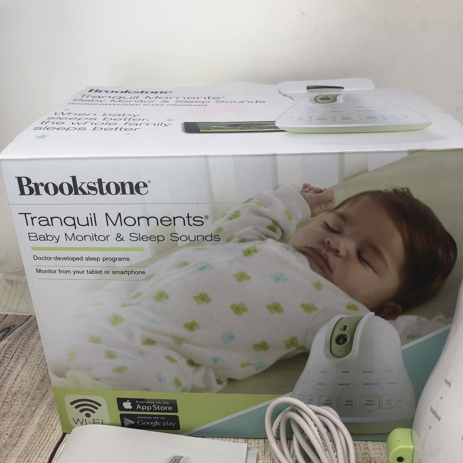 brookstone baby monitor app