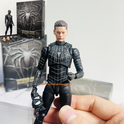 In Stock CT Toys SHF Spider-Man No Way Home Tobey Maguire Black